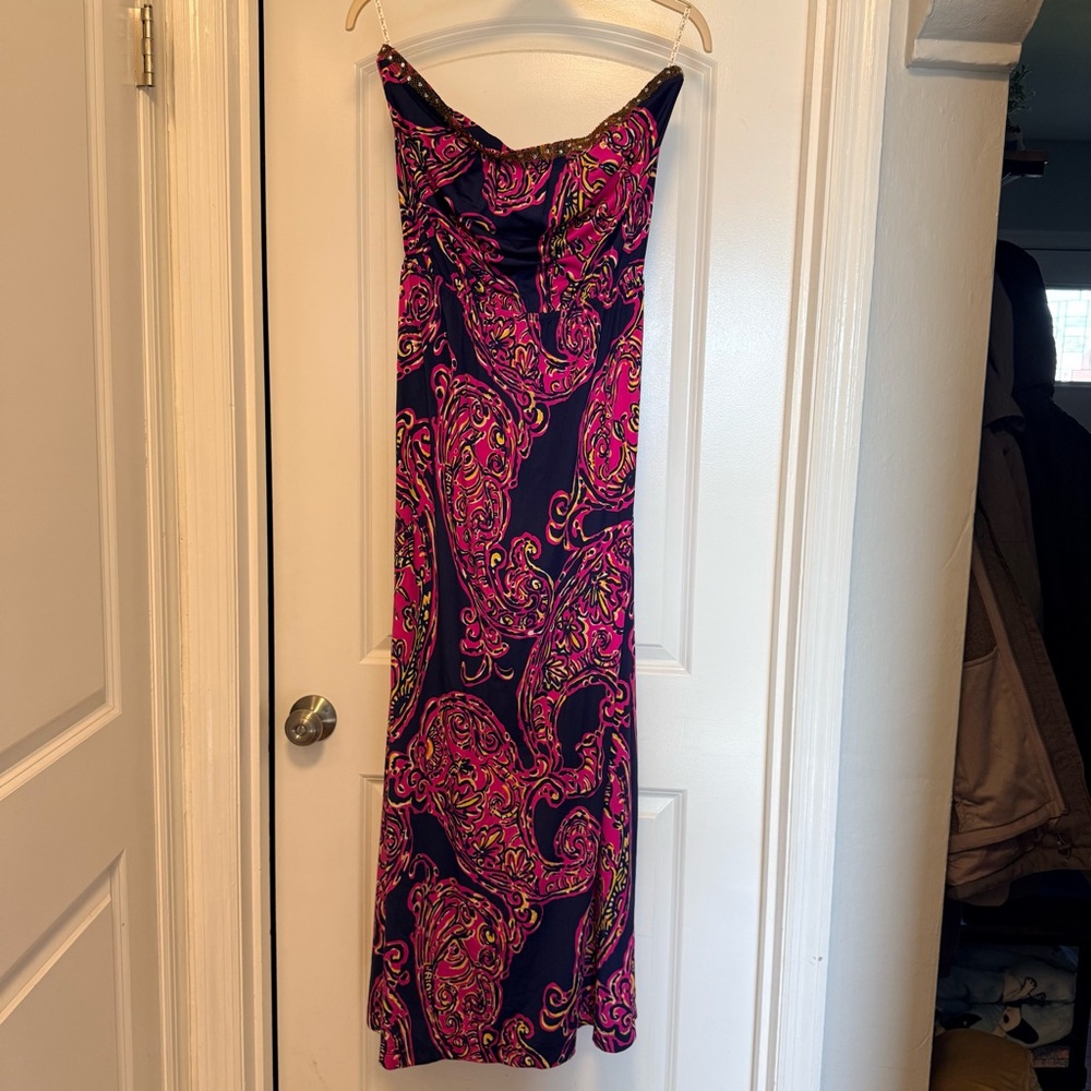 Lilly Pulitzer Sample strapless dress size S